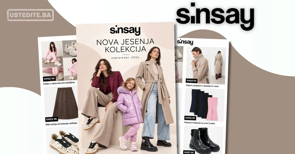 Sinsay NOVA JESENJA KOLEKCIJA - septembar 2026.
