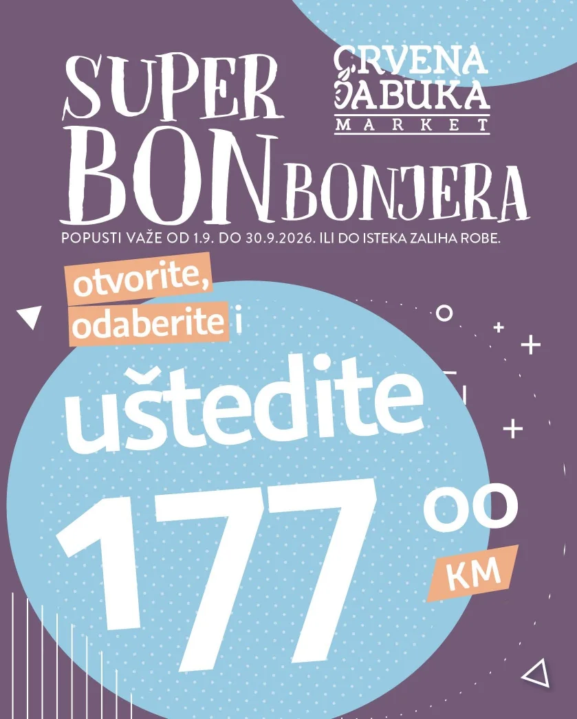 Crvena jabuka SUPER BONBONJERA 1-30.9.2026. - str. 1