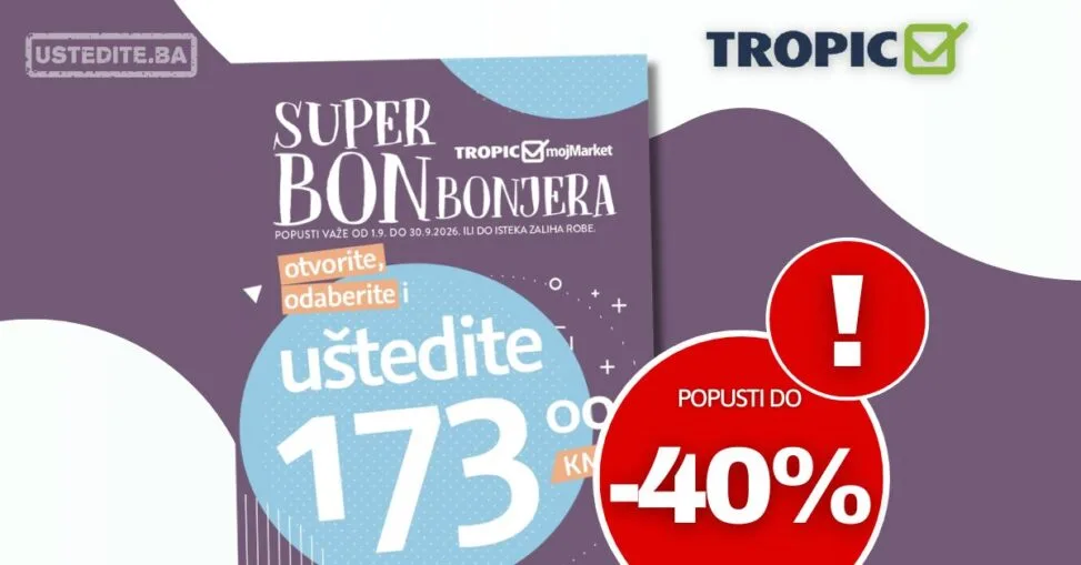 Tropic katalog BONBONJERA 1-30.9.2026.