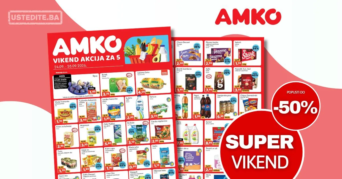 Amko vikend akcija 24-28.9.2026.