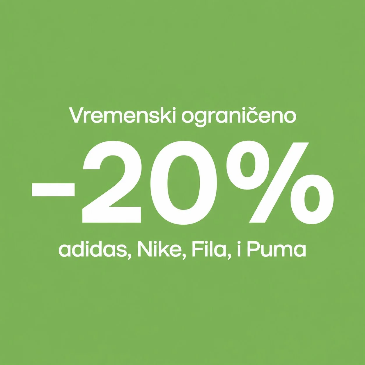 Deichmann SNIŽENJE na adidas, Nike, Fila i Puma | 8–14.9.2026.