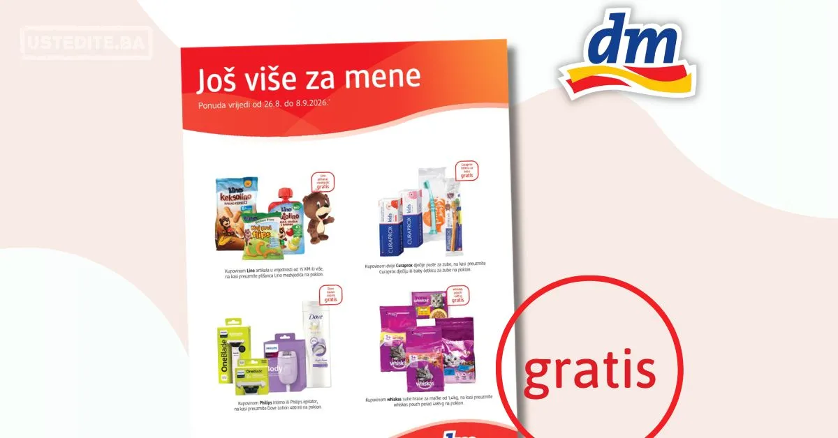 dm GRATIS 26.8-8.9.2026.