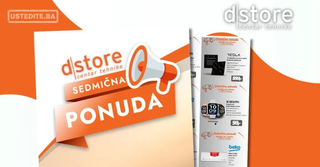 Dstore SEDMIČNA PONUDA 7-13.9.2026.