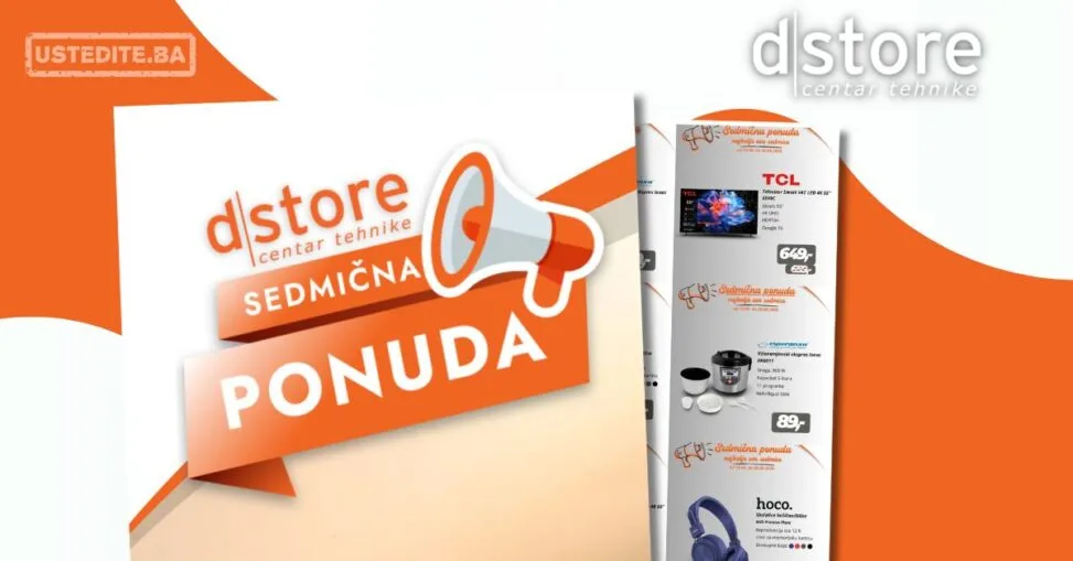 Dstore SEDMIČNA PONUDA 14-20.9.2026.