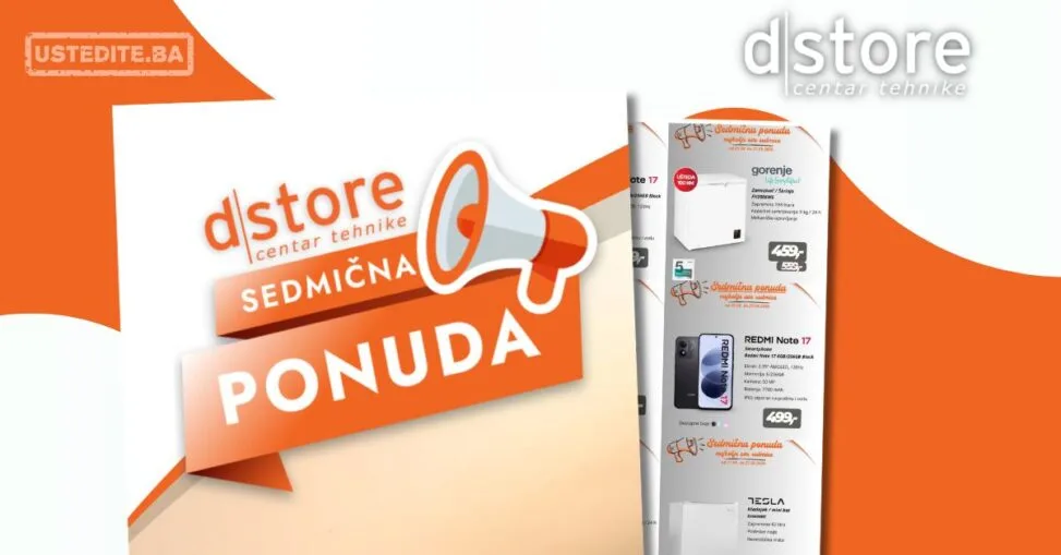 Dstore SEDMIČNA PONUDA 21-27.9.2026.