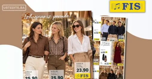 Fis akcija JESENJA MODA – sniženje do 30.9.2026.