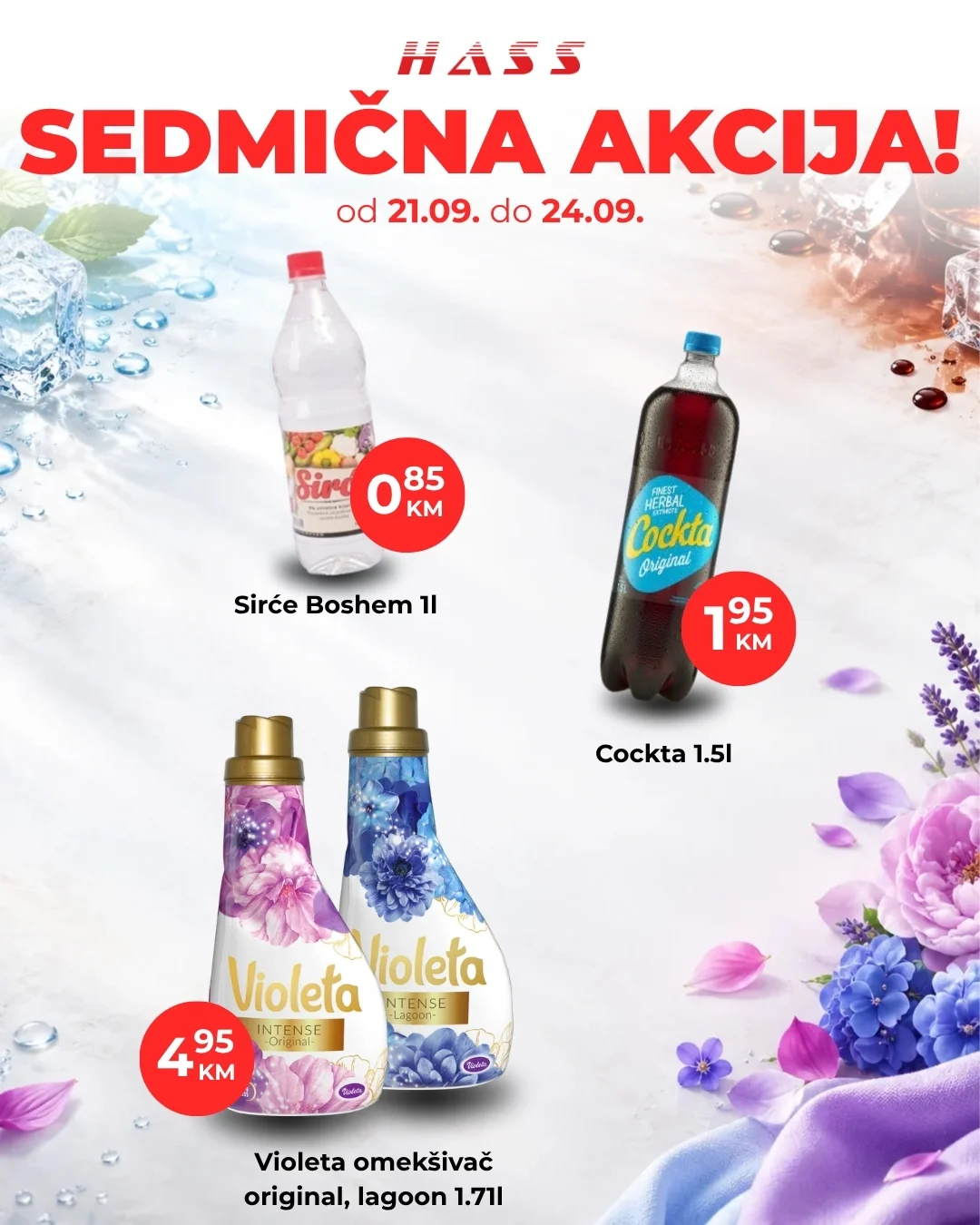 Hass komerc Zenica SEDMIČNA AKCIJA 21-24.9.2026. - str. 1