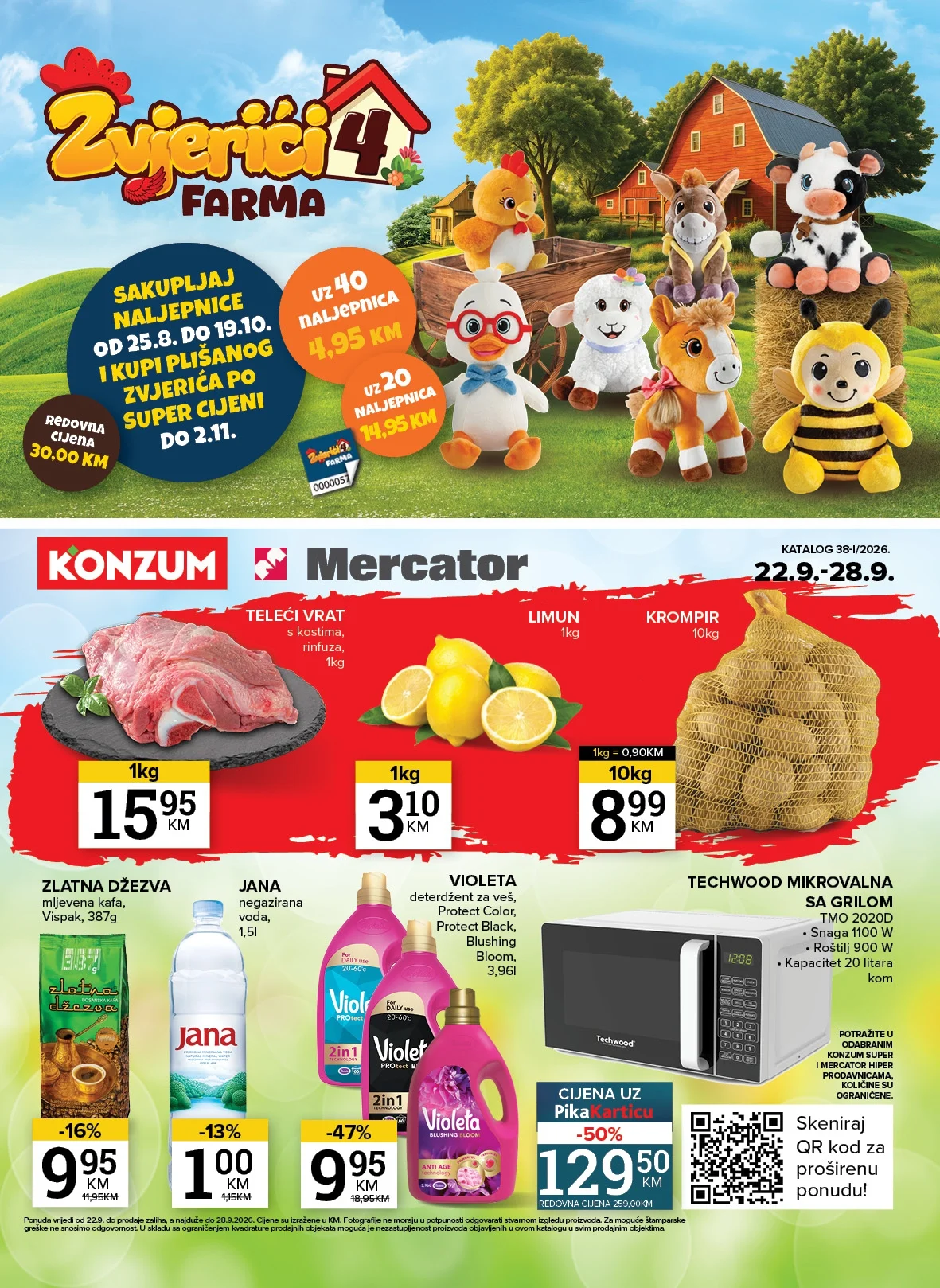 Konzum katalog 22-28.9.2026. - str. 1
