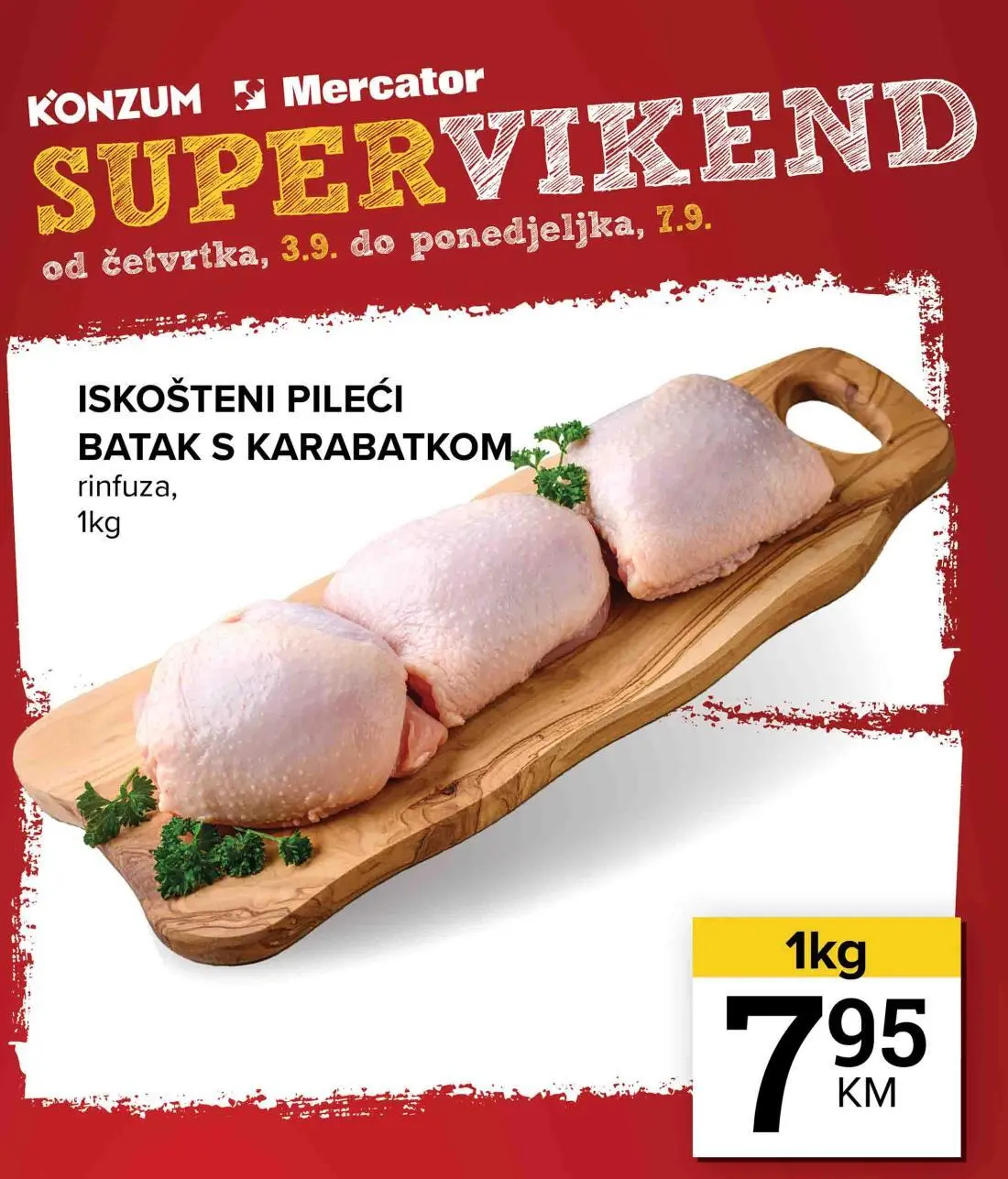 Konzum vikend akcija 3-7.9.2026. - str. 1