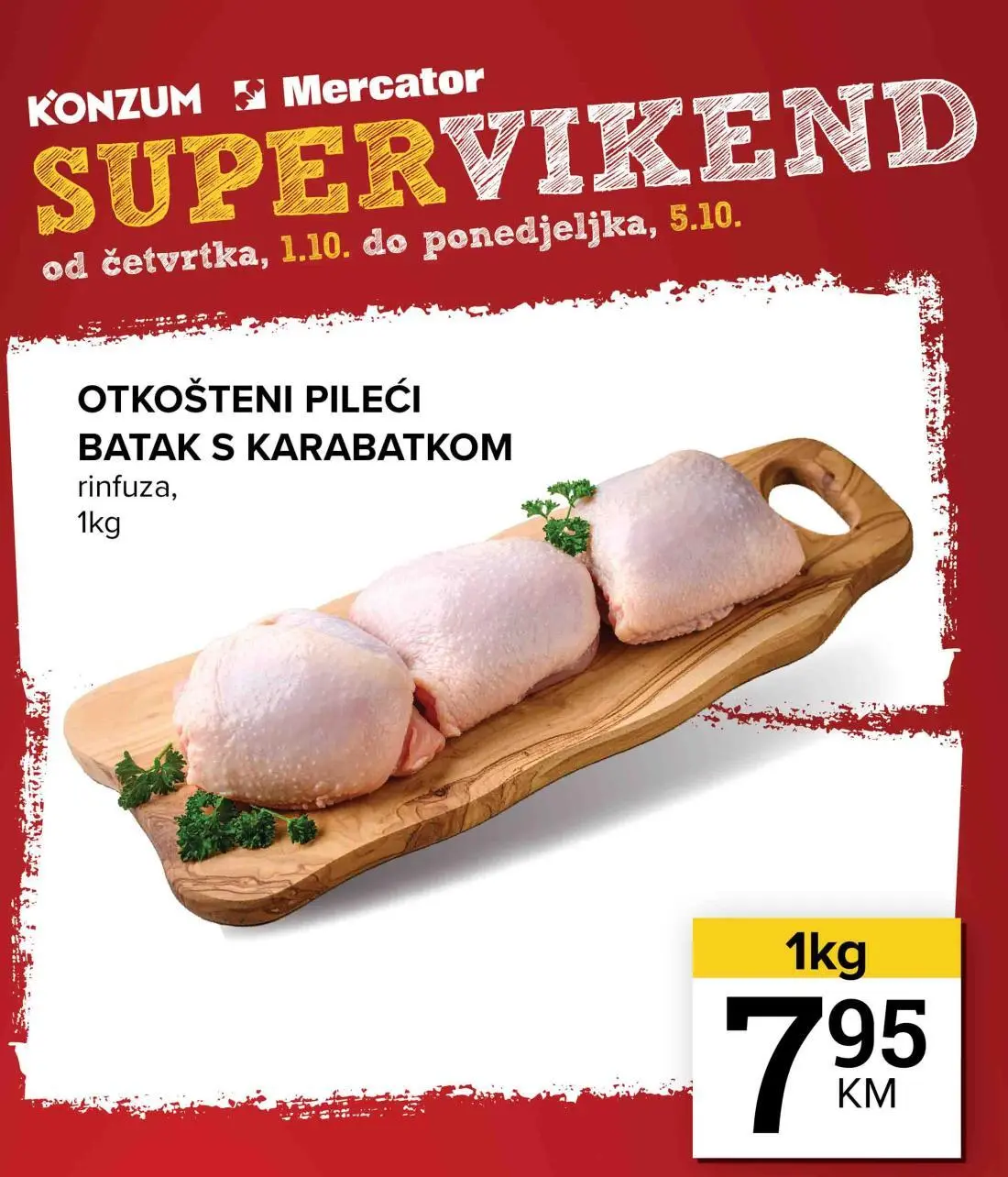 Konzum vikend akcija 1-5.10.2026. - str. 1