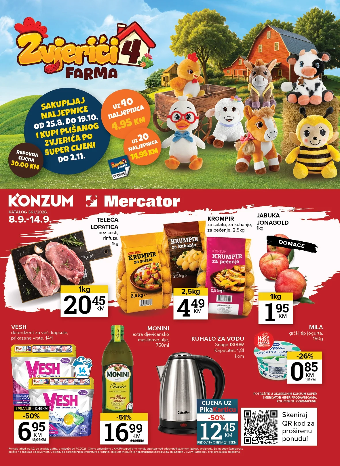Konzum katalog 8-14.9.2026 - str. 1