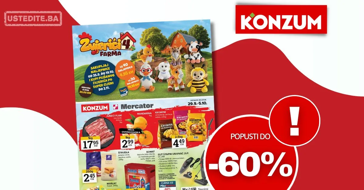 Konzum katalog 29.9-5.10.2026.