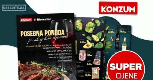 Konzum katalog POSEBNA PONUDA 31.8-14.9.2026.