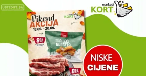 Kort vikend akcija 18-20.9.2026.