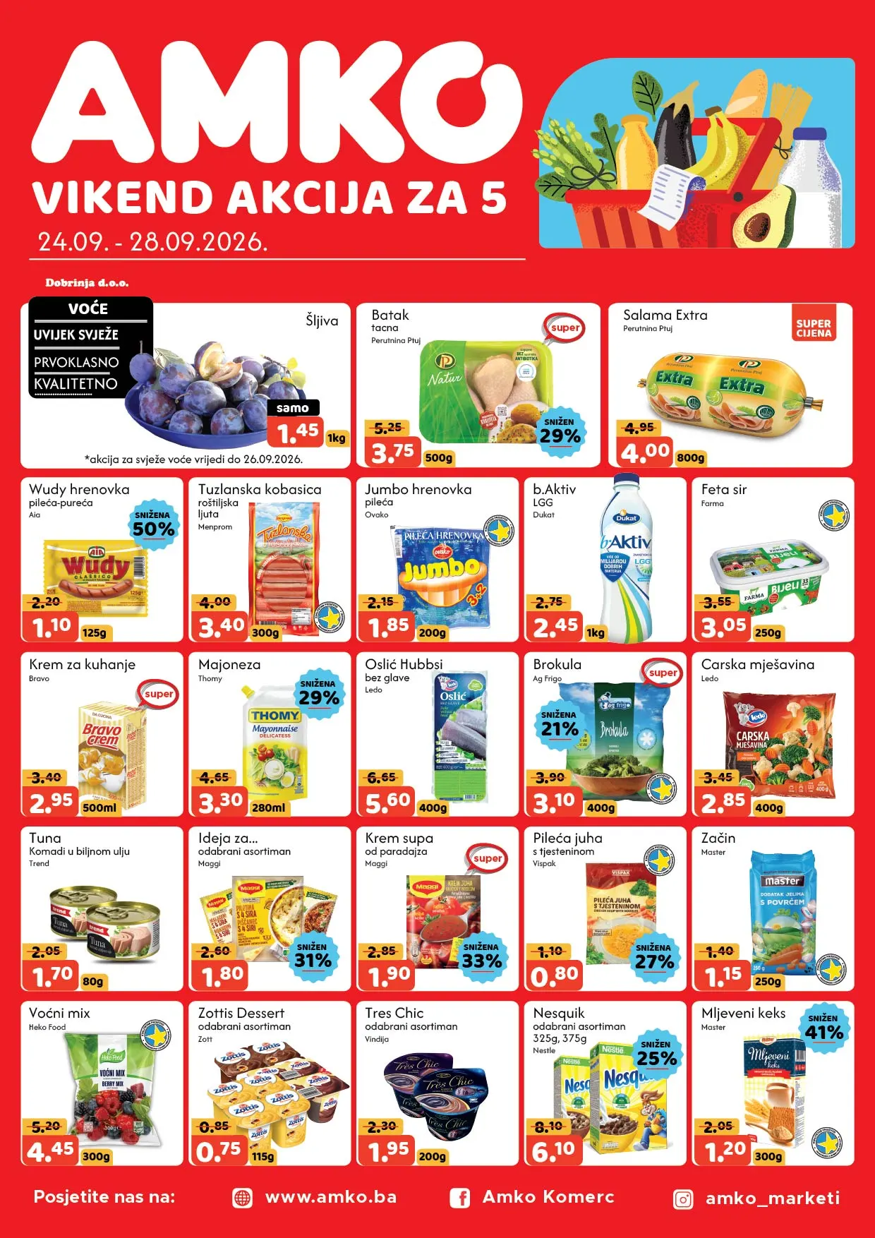 Amko vikend akcija 24-28.9.2026. - str. 1