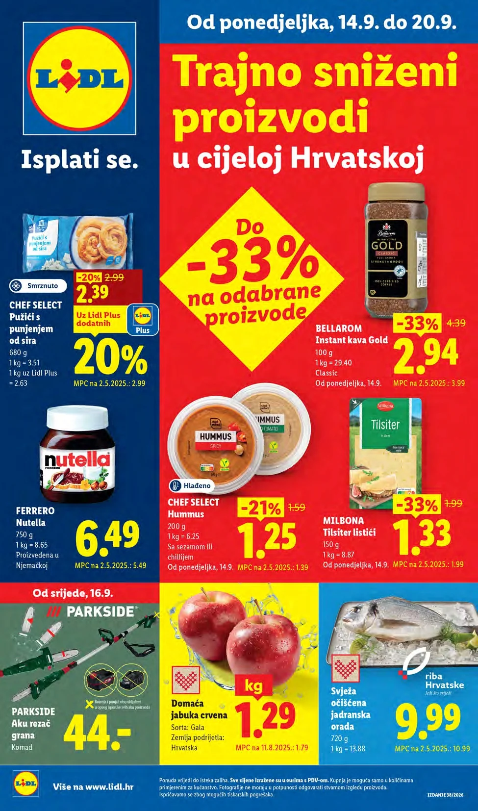 Lidl katalog HRVATSKA 14-20.9.2026. - str. 1