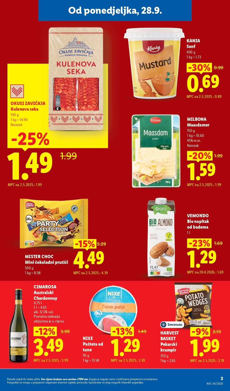 Lidl katalog HRVATSKA 28.9-4.10.2026. - str. 3