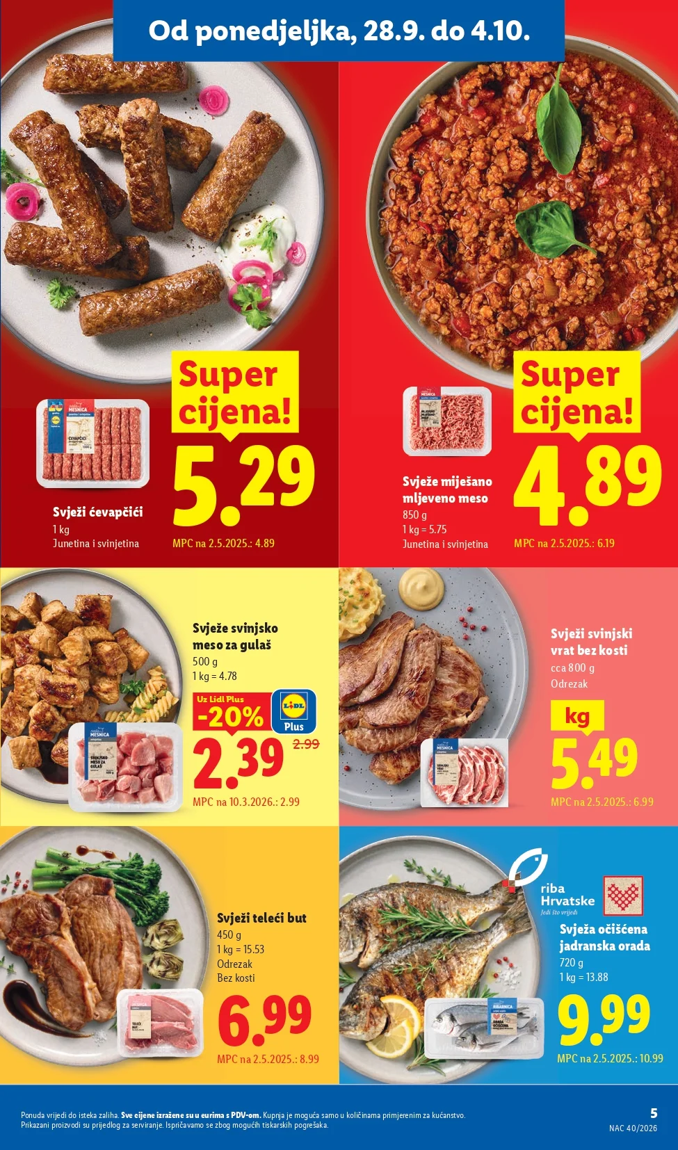 Lidl katalog HRVATSKA 28.9-4.10.2026. - str. 5