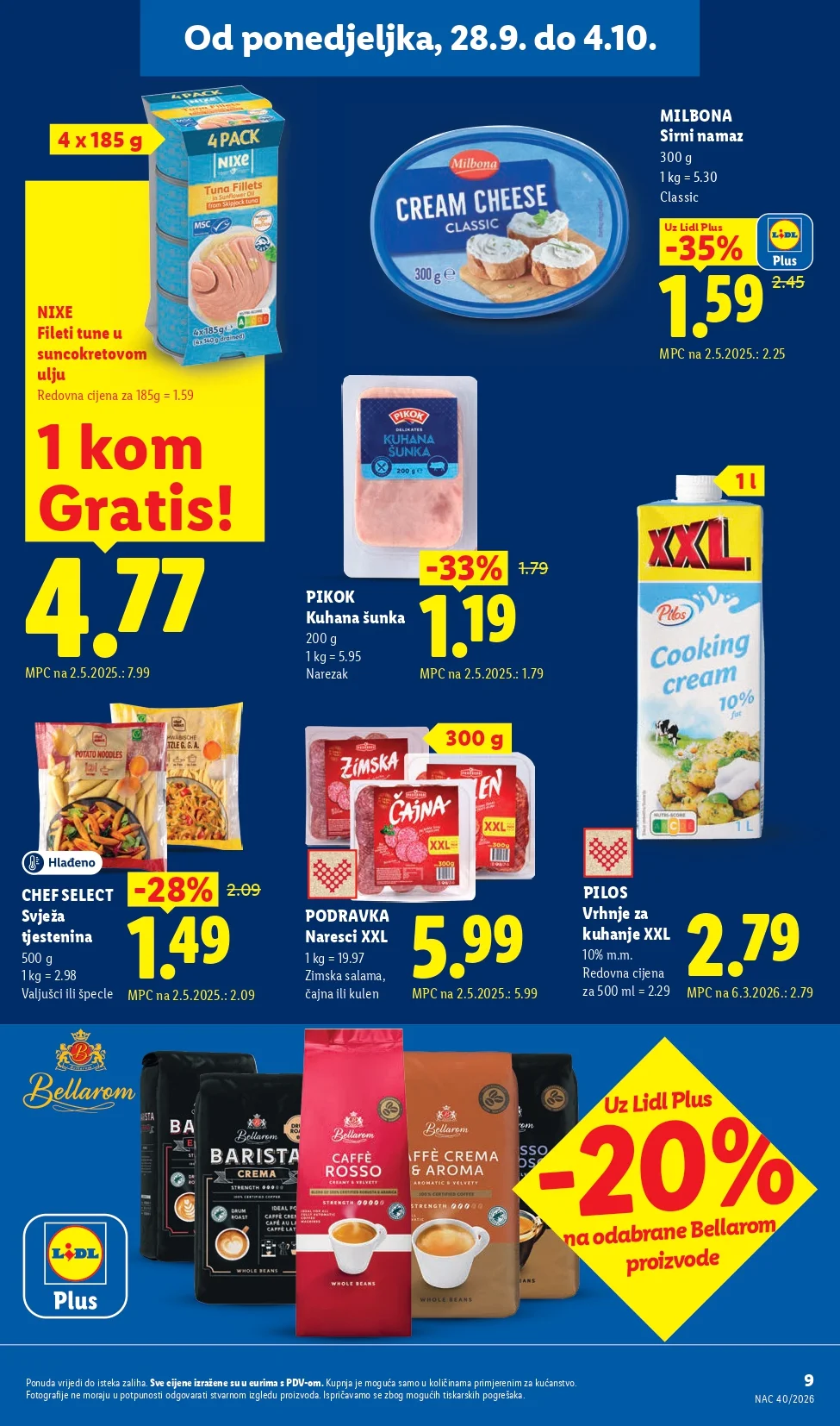 Lidl katalog HRVATSKA 28.9-4.10.2026. - str. 9