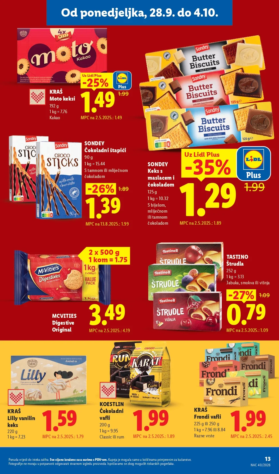 Lidl katalog HRVATSKA 28.9-4.10.2026. - str. 13