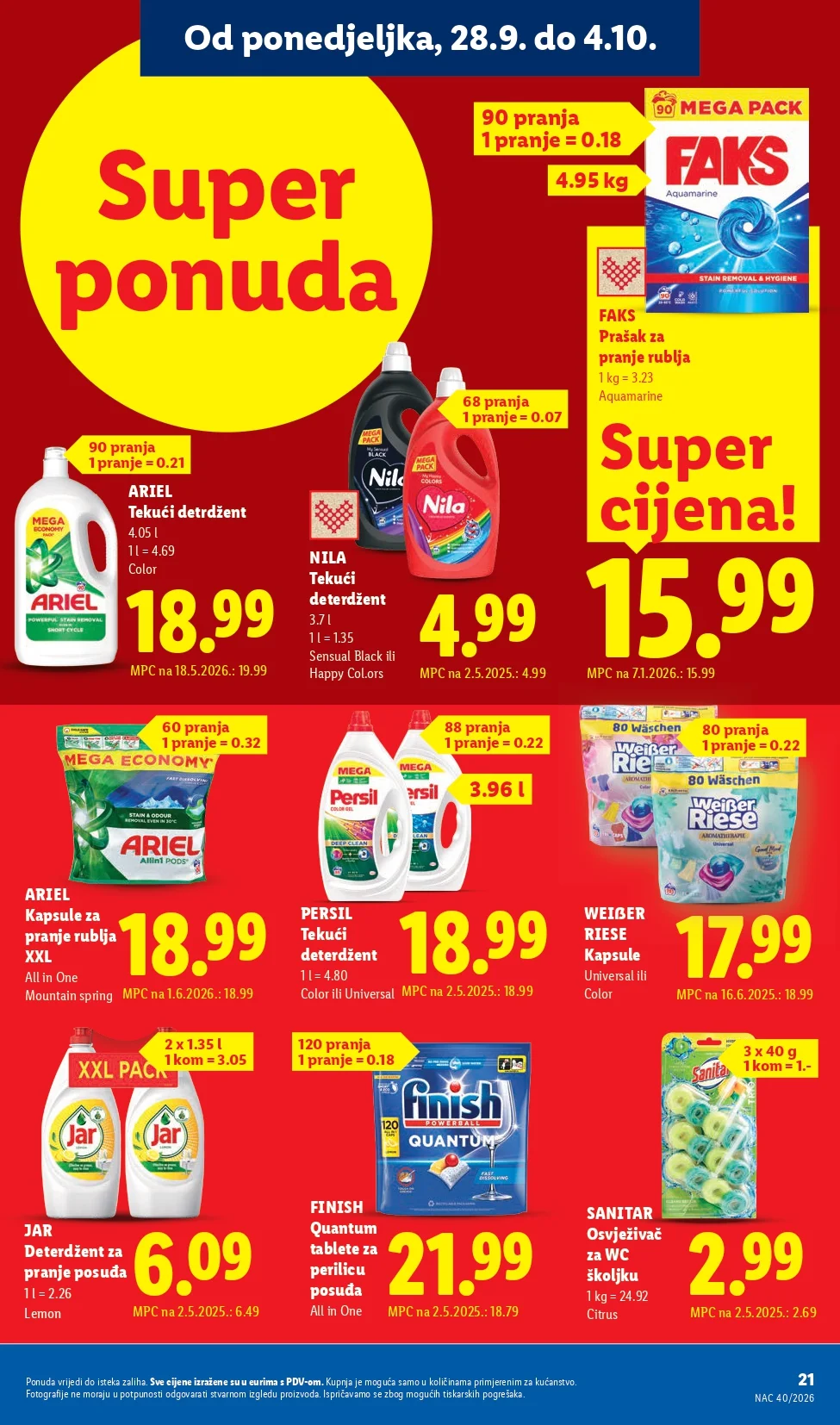 Lidl katalog HRVATSKA 28.9-4.10.2026. - str. 21