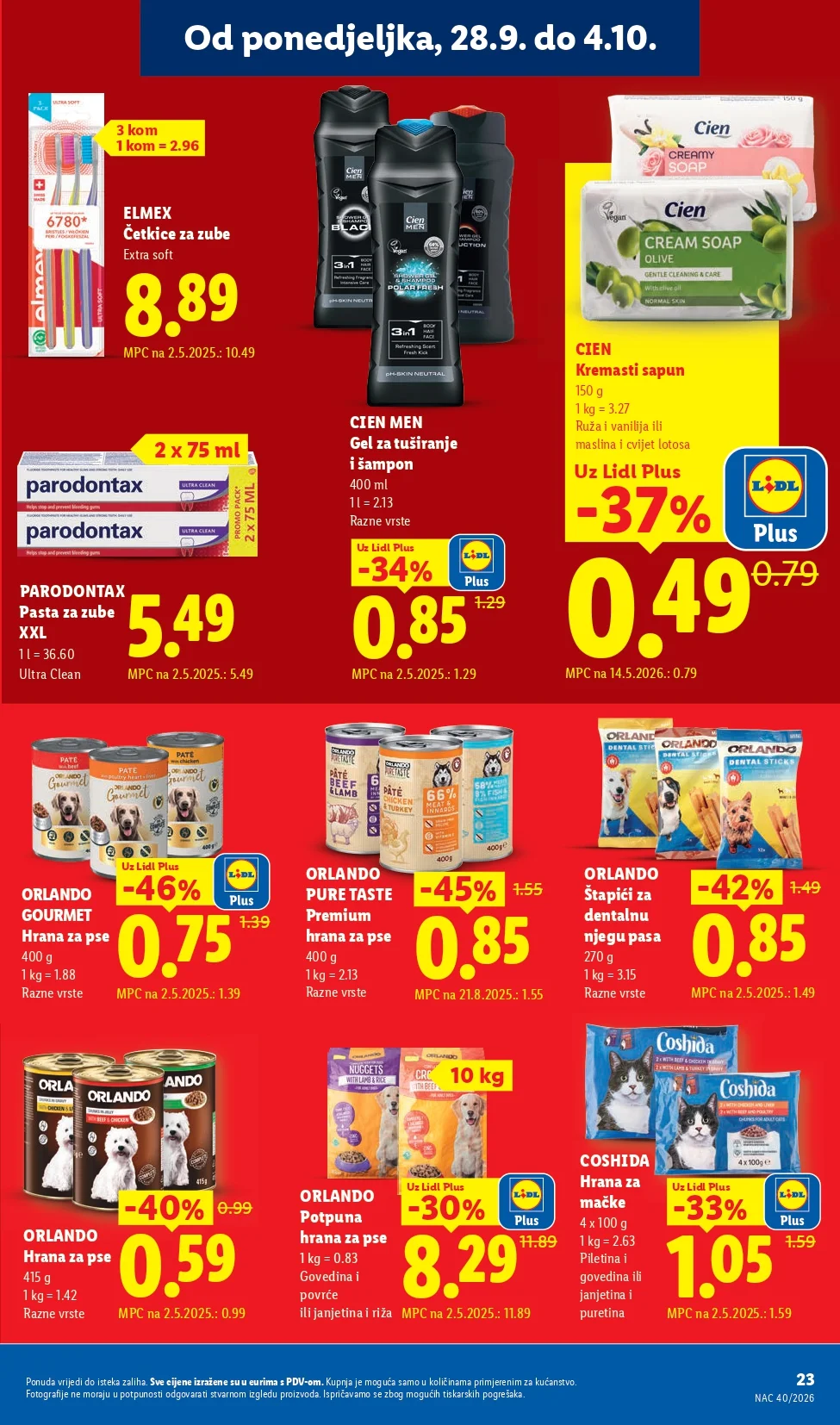 Lidl katalog HRVATSKA 28.9-4.10.2026. - str. 23