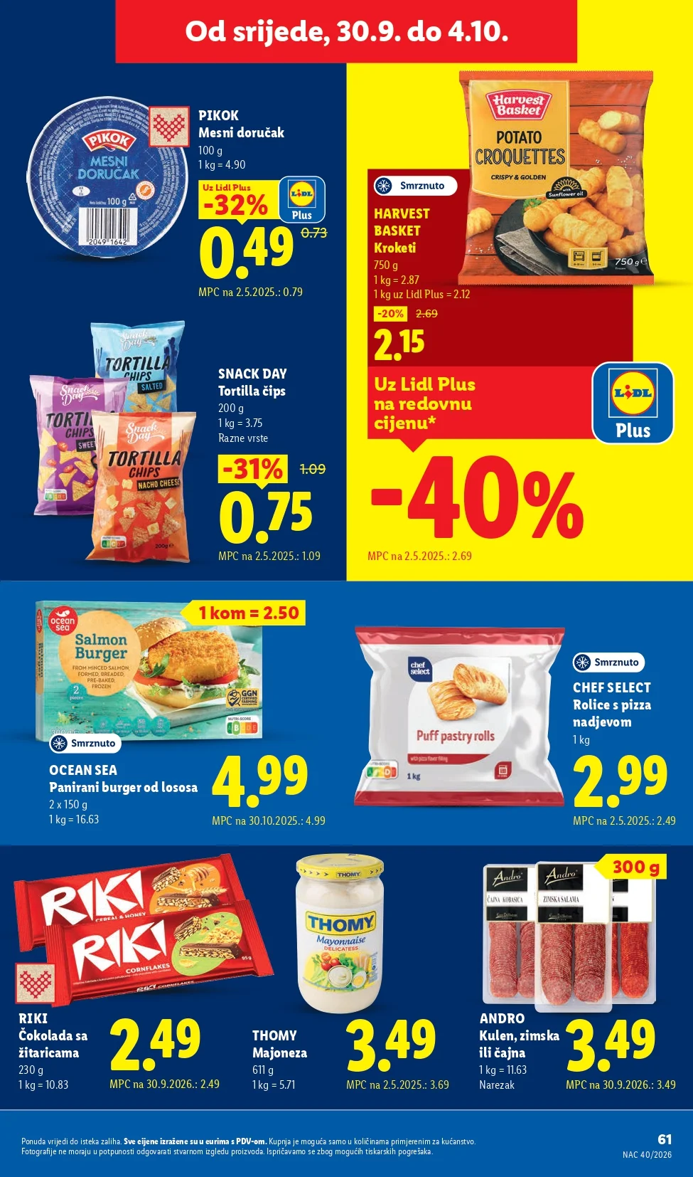 Lidl katalog HRVATSKA 28.9-4.10.2026. - str. 61