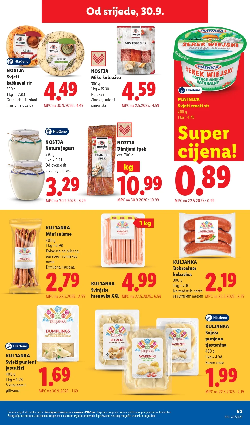 Lidl katalog HRVATSKA 28.9-4.10.2026. - str. 63