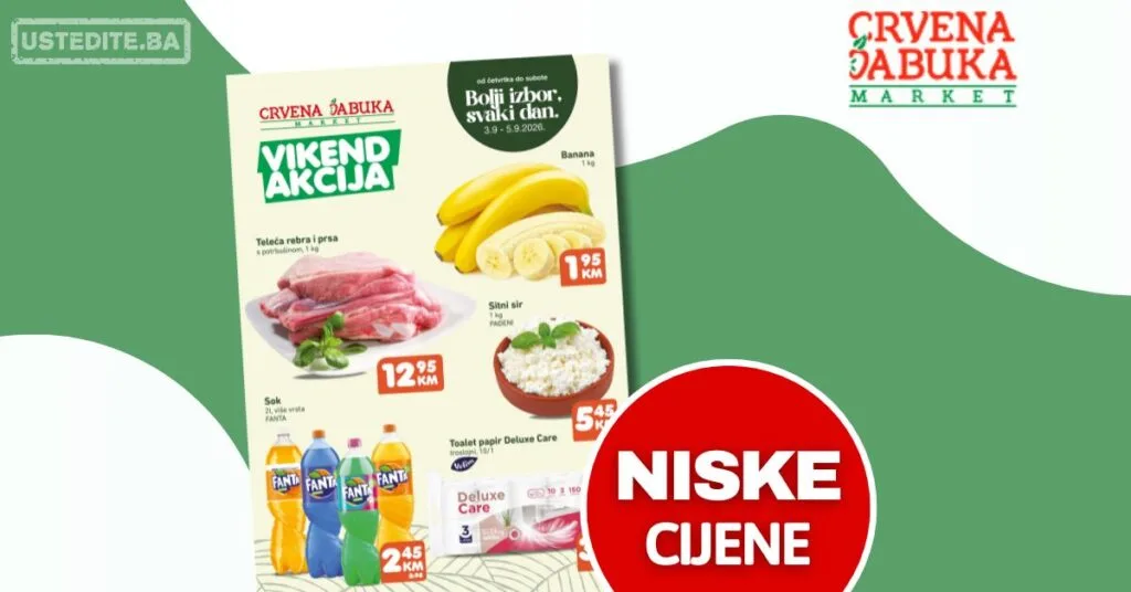 Crvena jabuka vikend akcija 3-5.9.2026.