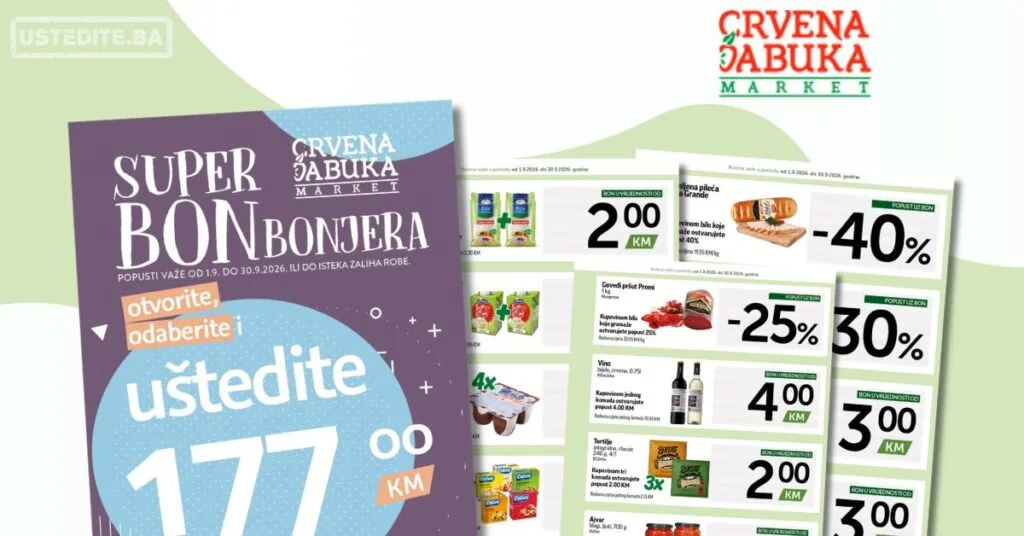 Crvena jabuka katalog SUPER BONBONJERA 1-30.9.2026.