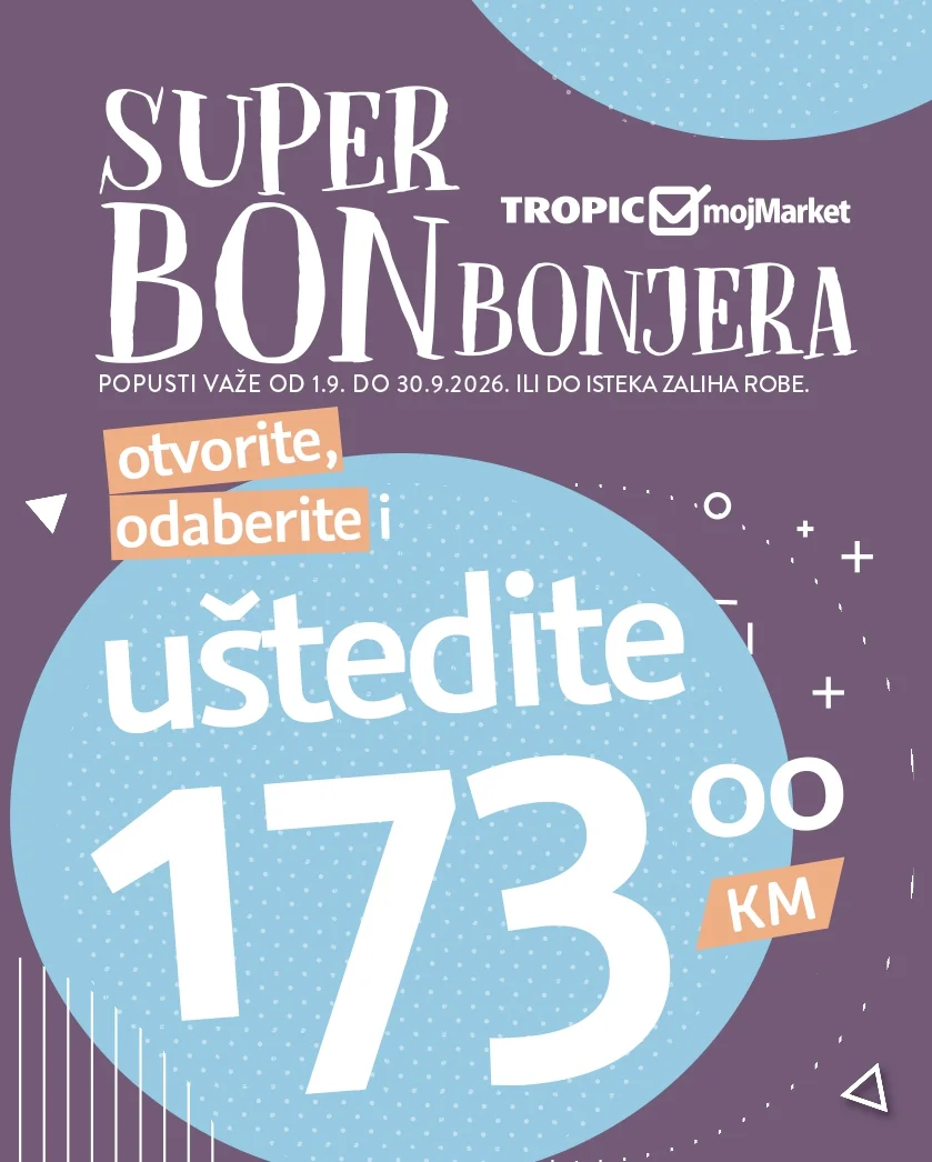 Tropic katalog BONBONJERA 1-30.9.2026. - str. 1