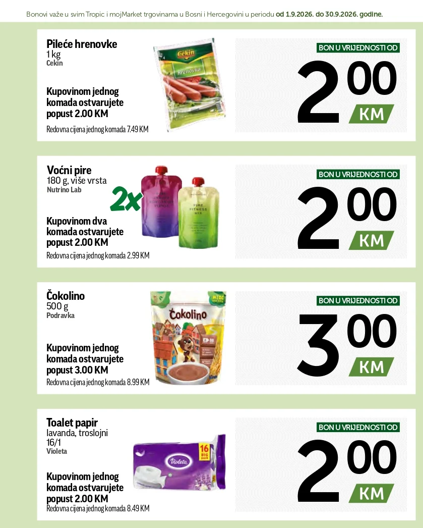 Tropic katalog BONBONJERA 1-30.9.2026. - str. 9