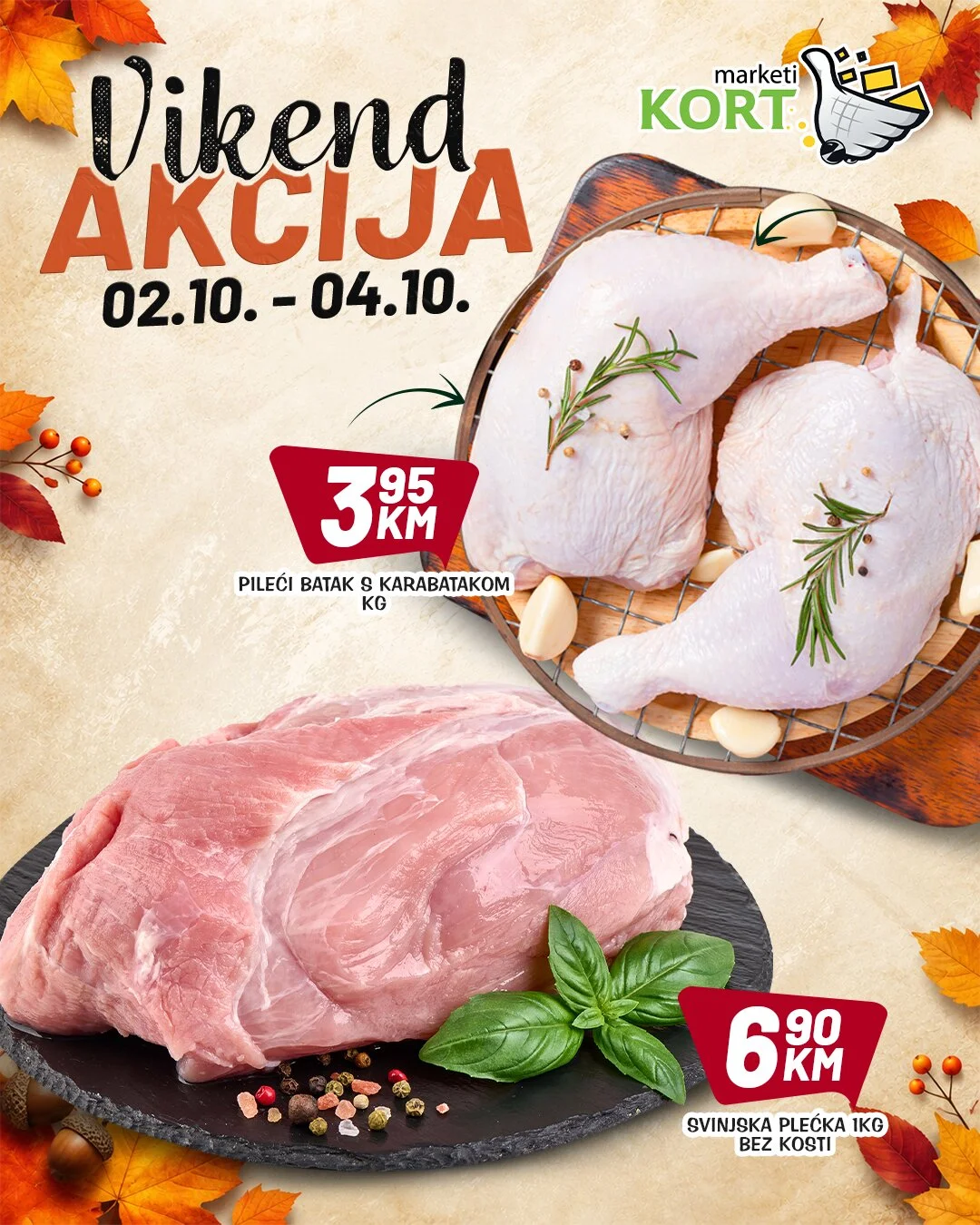 Kort vikend akcija 2-4.10.2026. - str. 1