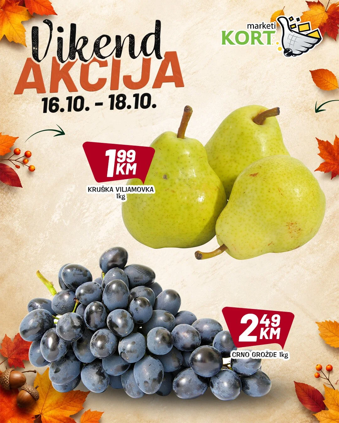 Kort vikend akcija 16-18.10.2026. - str. 2