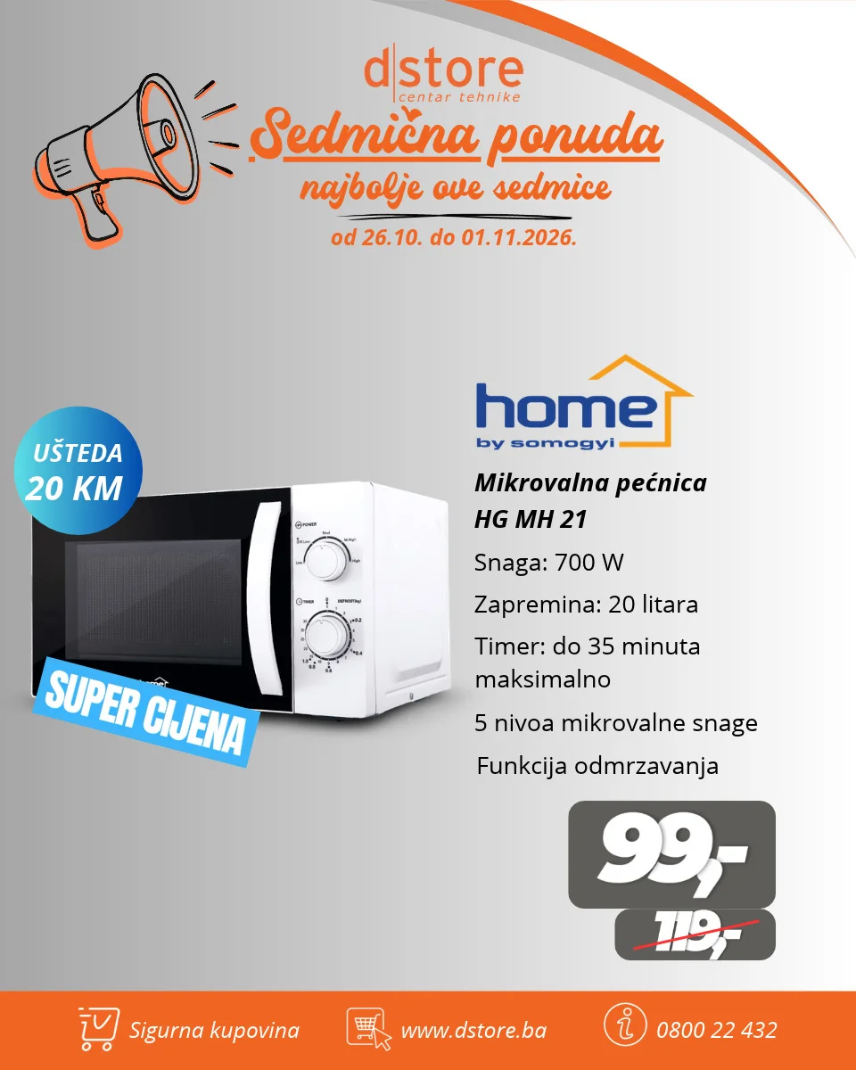 Dstore SEDMIČNA PONUDA 26.10-1.11.2026. - str. 1