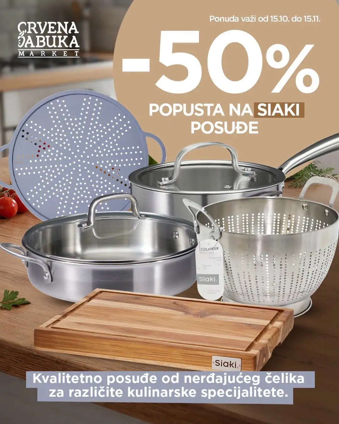Crvena jabuka akcija POSUĐE 15.10-15.11.2026. - str. 1