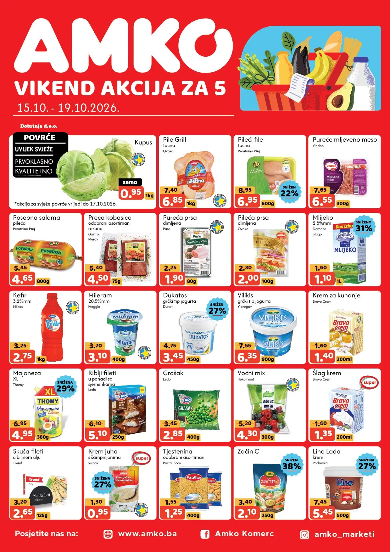 Amko vikend akcija 15-19.10.2026. - str. 1