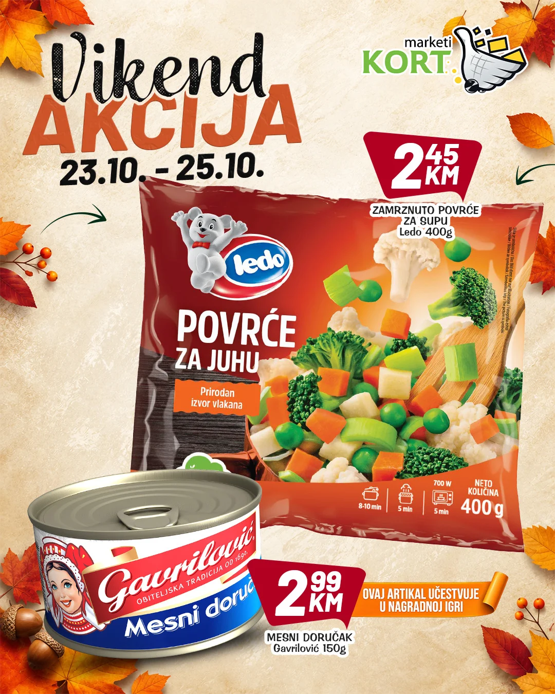 Kort vikend akcija 23-25.10.2026. - str. 3