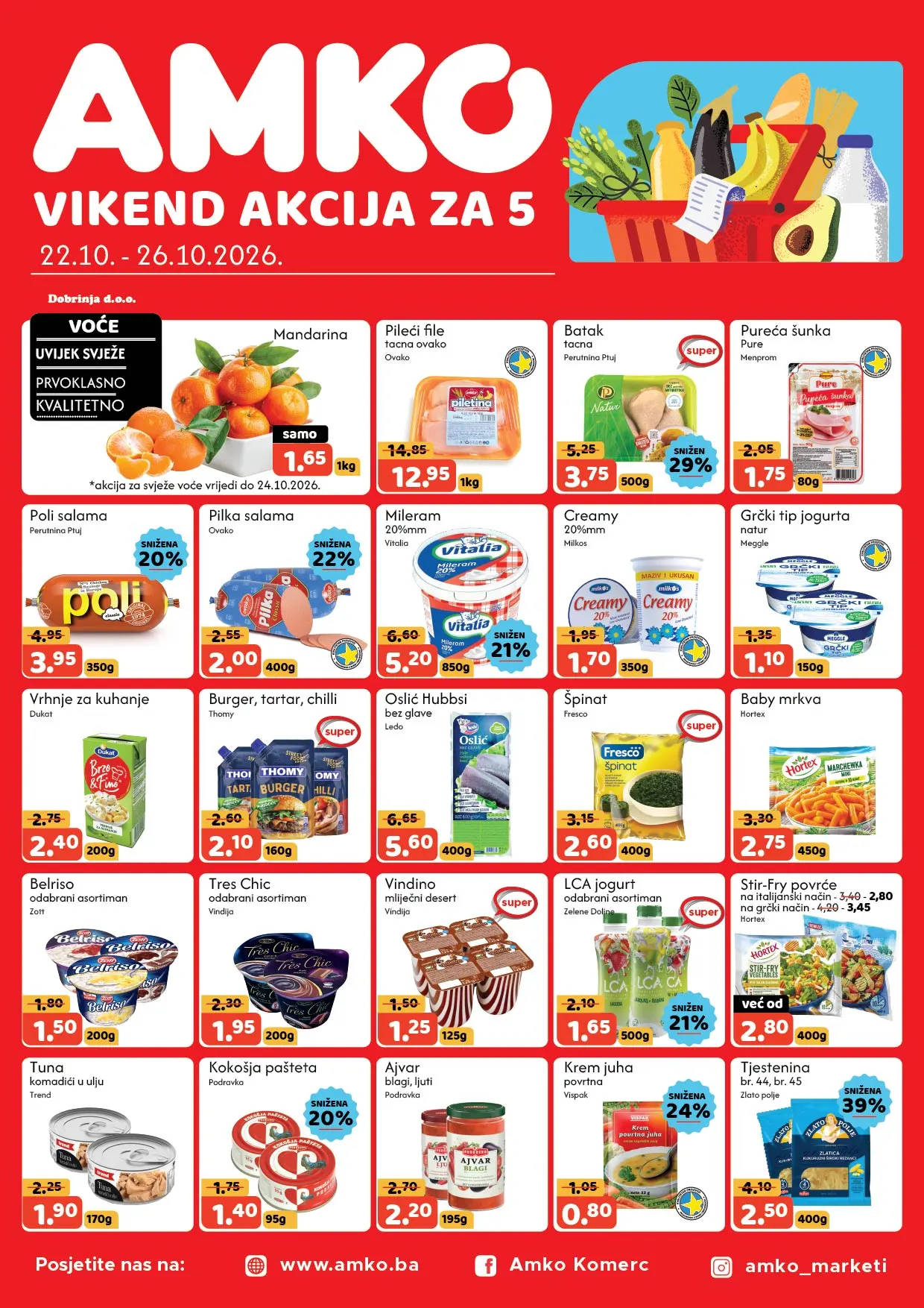 Amko vikend akcija 22-26.10.2026. - str. 1