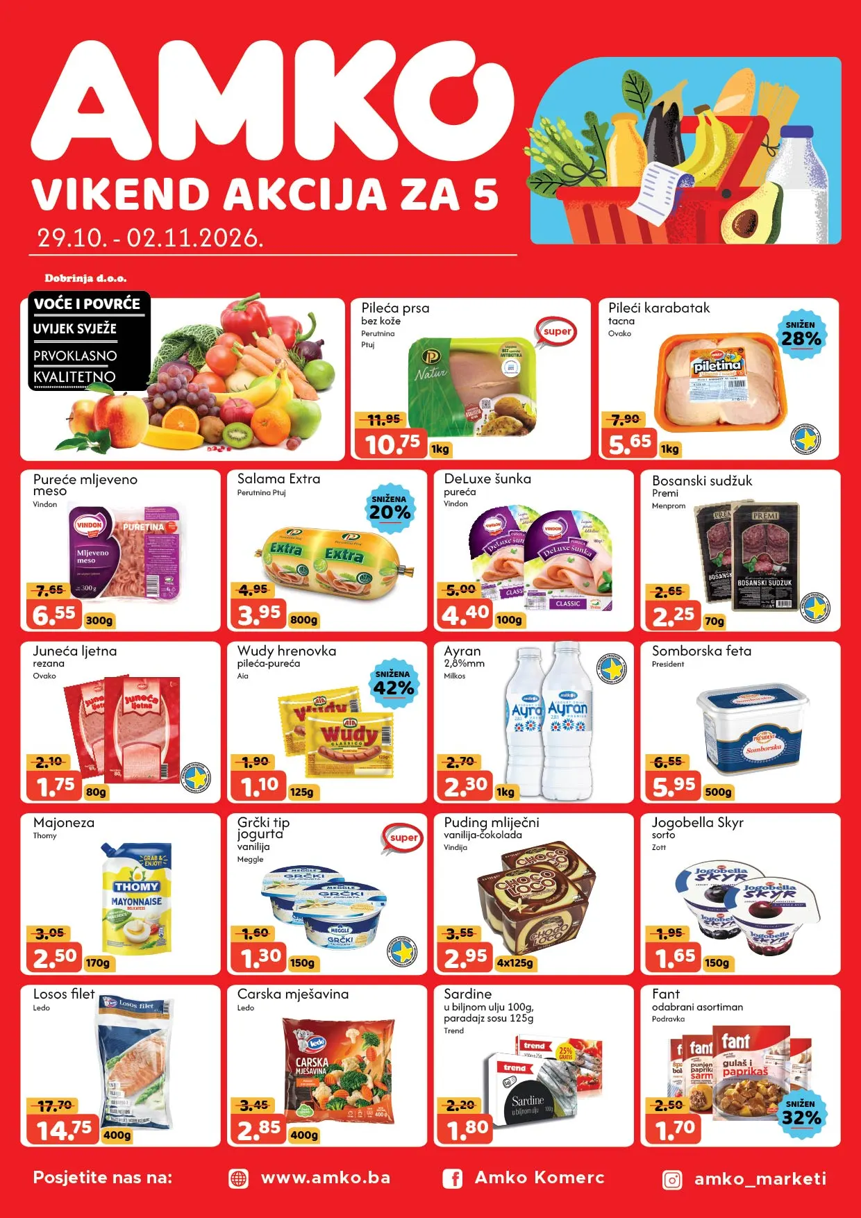 Amko vikend akcija 29.10-2.11.2026. - str. 1