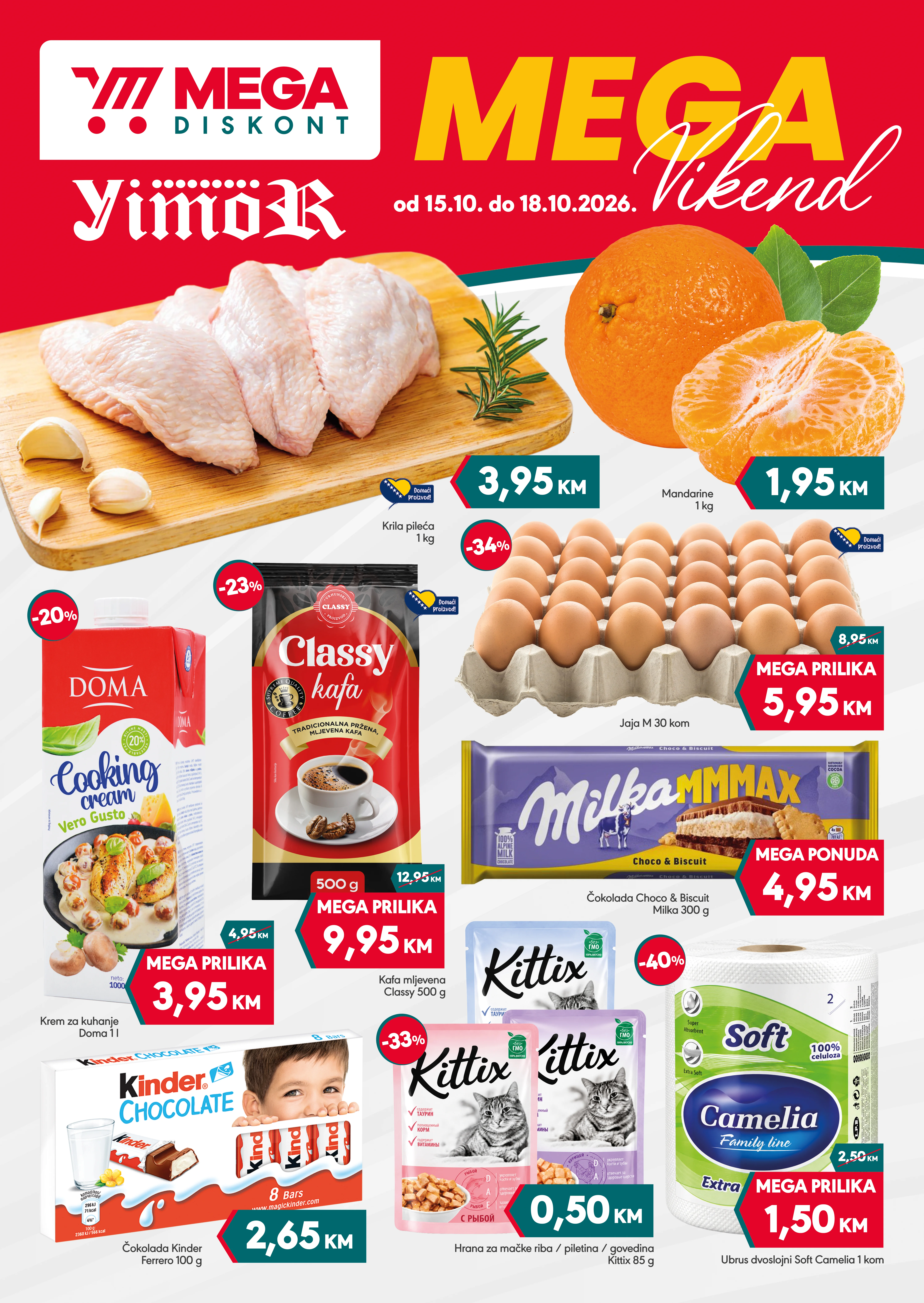 Mega Diskont vikend akcija 15-18.10.2026. - str. 1