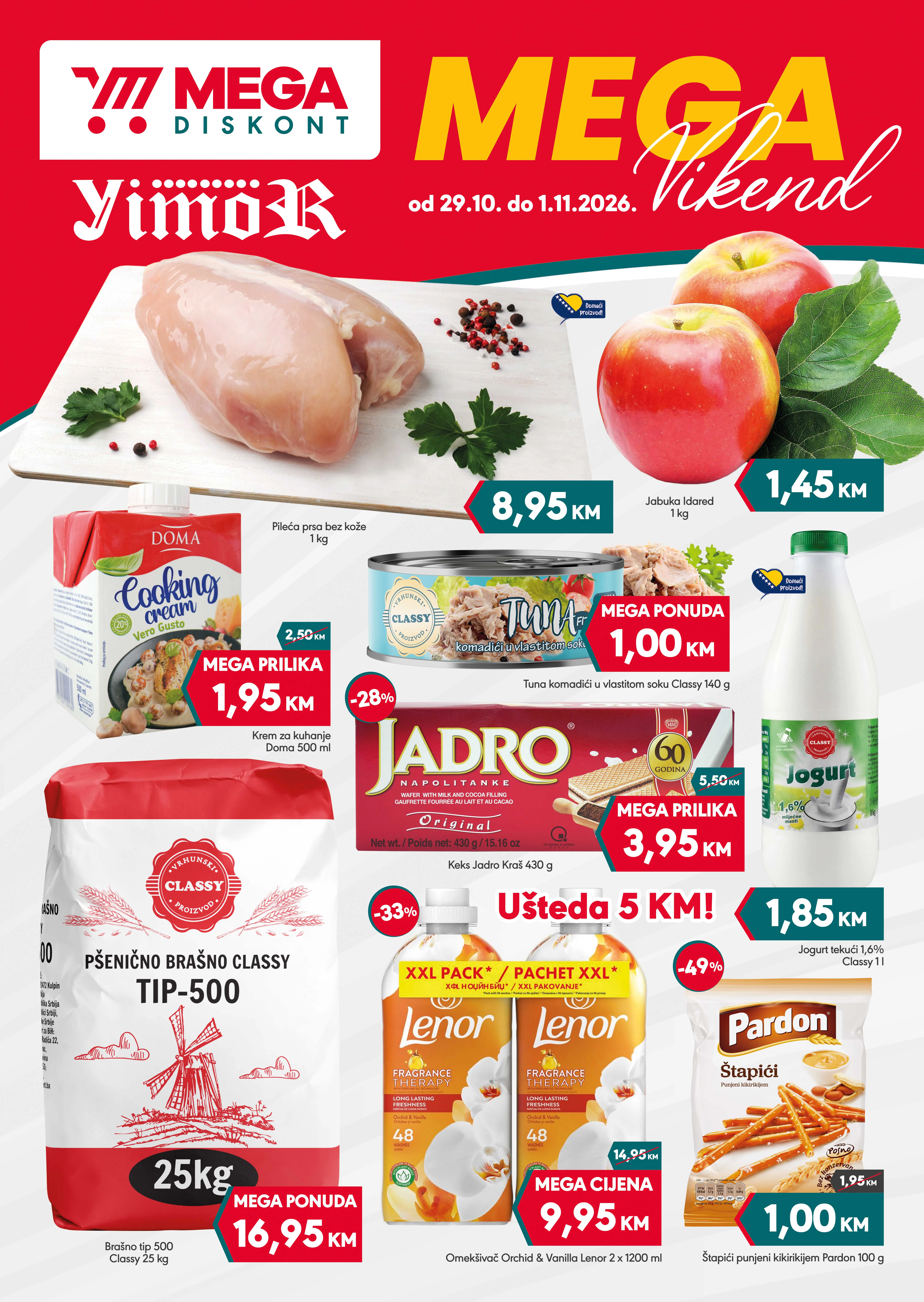 Mega Diskont vikend akcija 29.10-01.11.2026 - str. 1