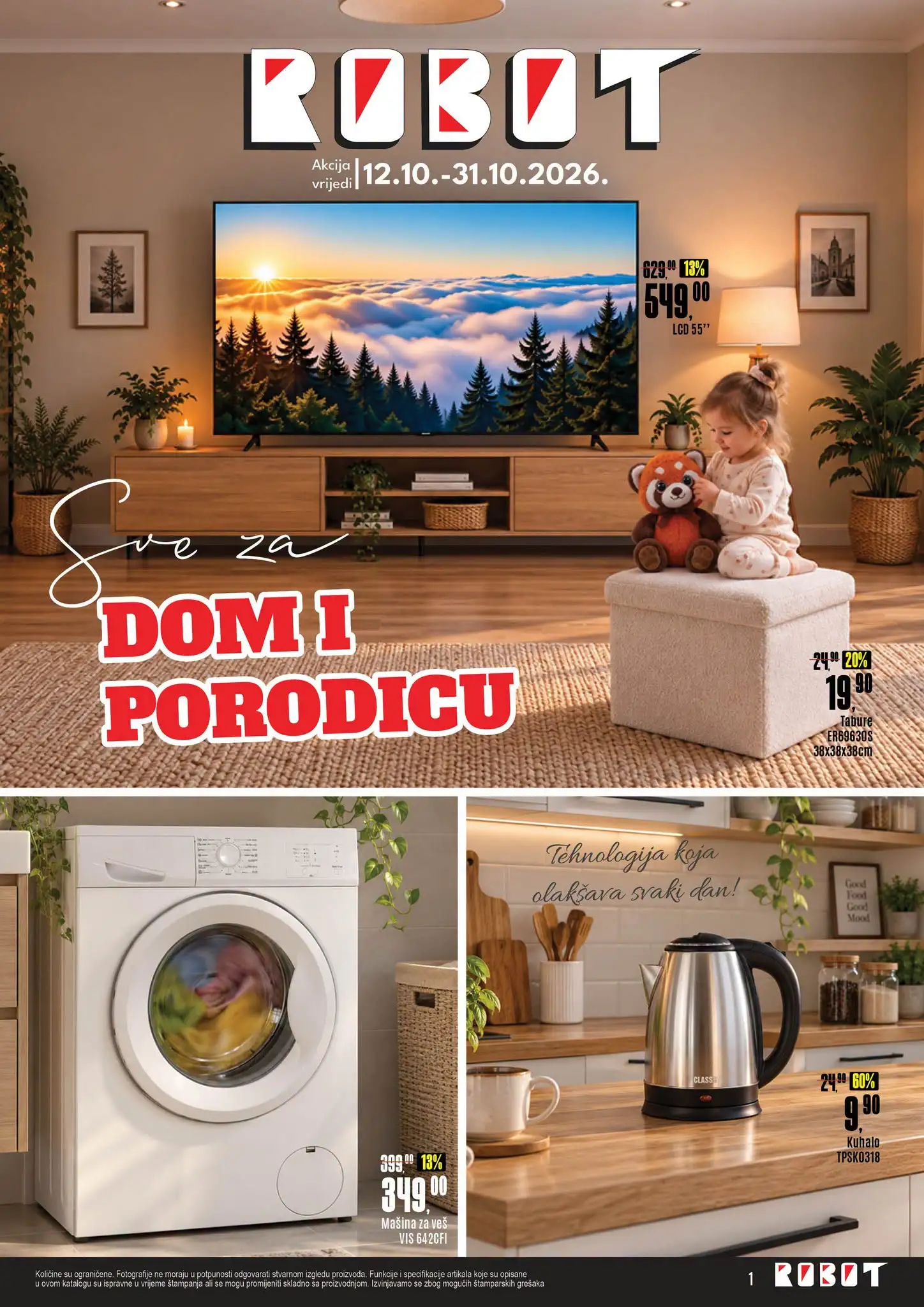 Robot katalog TEHNIKA, POSUĐE I IGRAČKE 12-31.10.2026. - str. 1