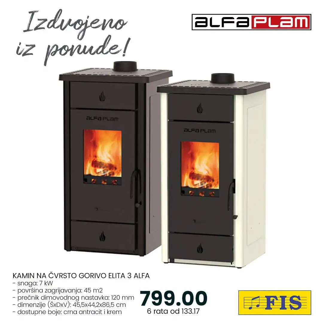 FIS katalog Alfa Plam – peći i štednjaci za topliji dom - str. 7
