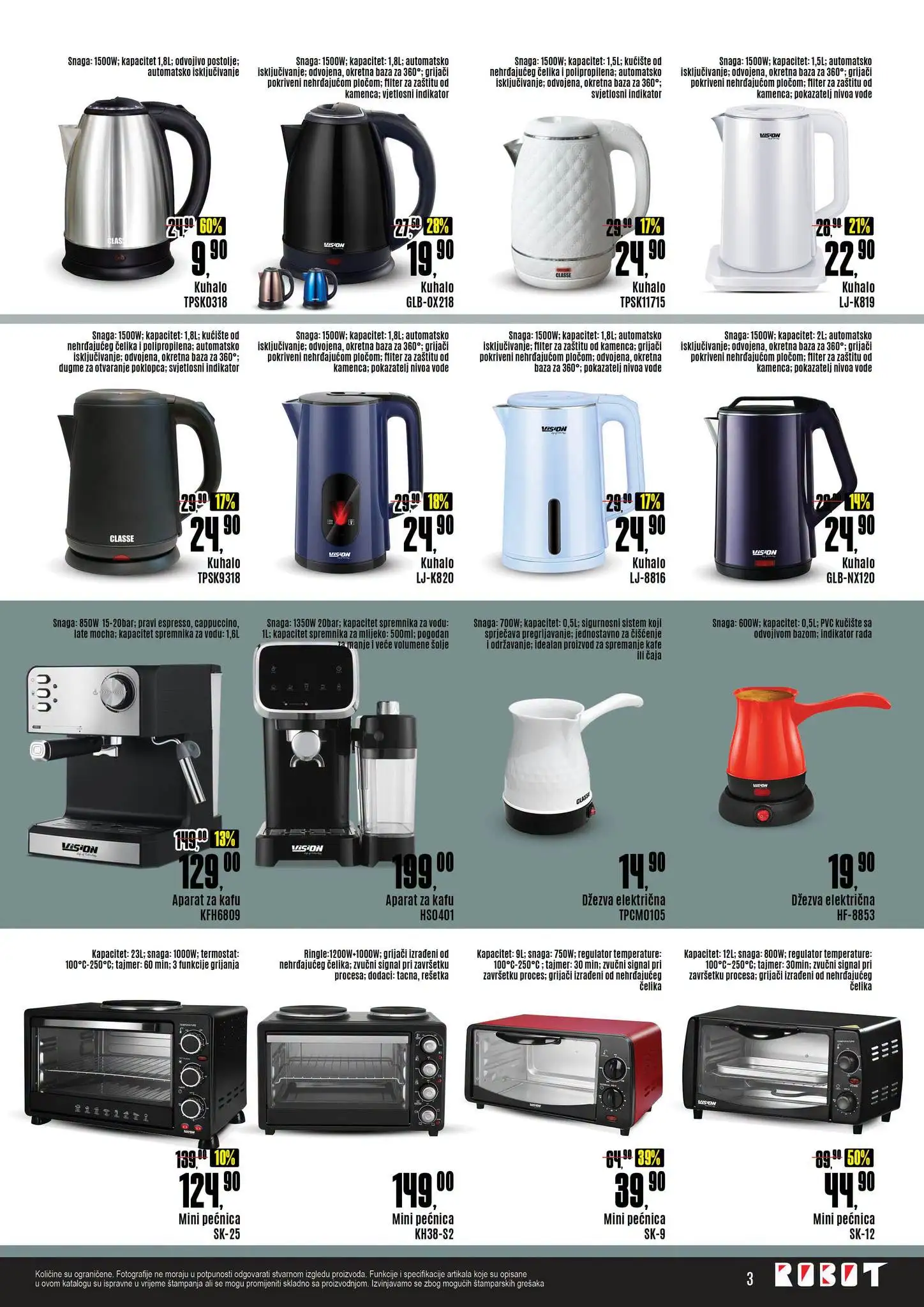 Robot katalog TEHNIKA, POSUĐE I IGRAČKE 12-31.10.2026. - str. 3