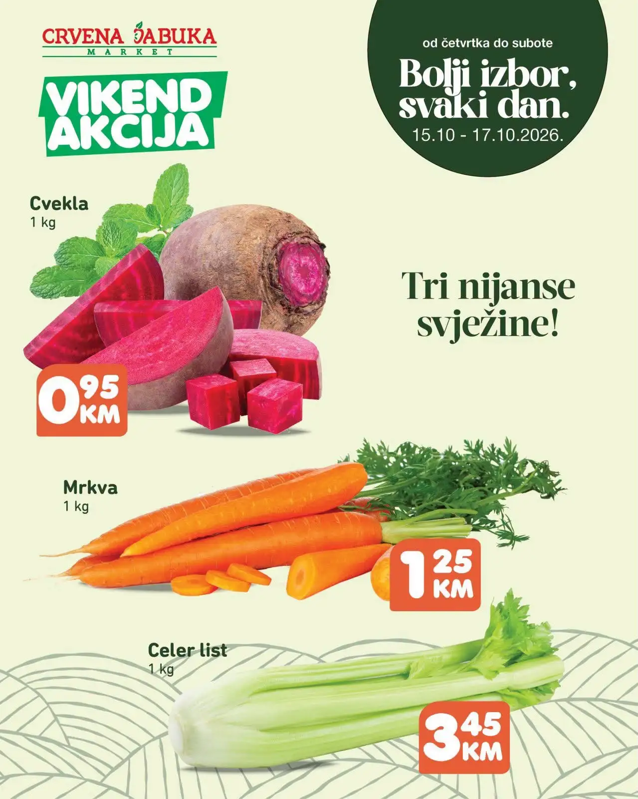 Crvena jabuka vikend akcija 15-17.10.2026. - str. 1