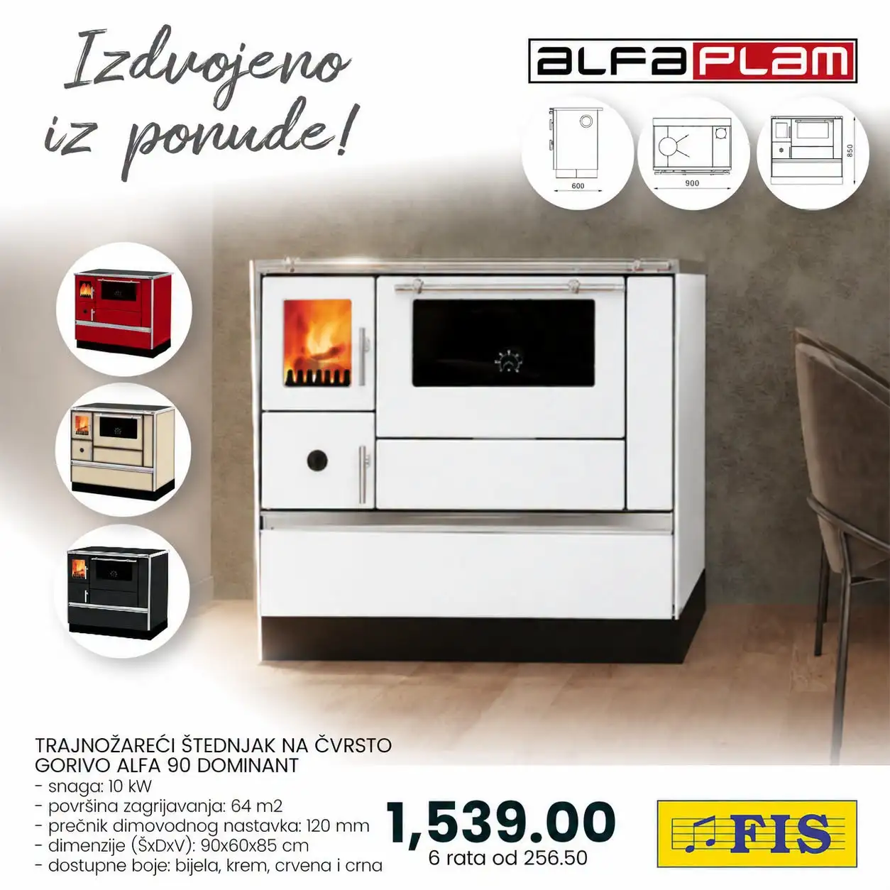 FIS katalog Alfa Plam – peći i štednjaci za topliji dom - str. 3