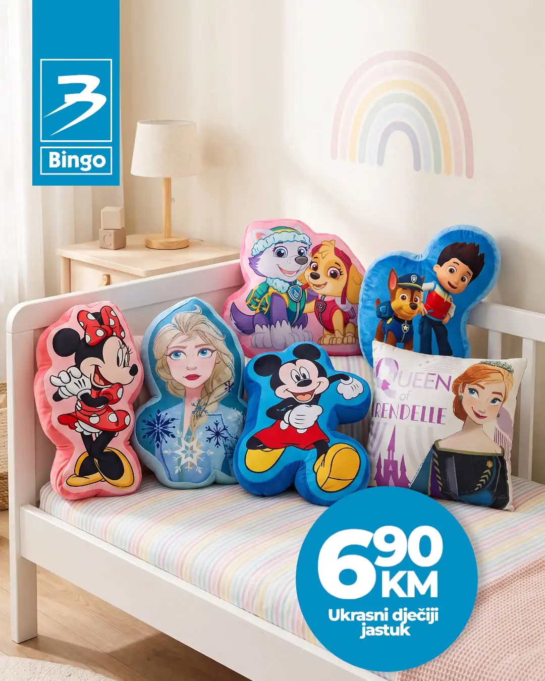 Bingo ponuda za mališane – peškiri 2,50 KM, ukrasni jastuci 6,90 KM! - str. 2