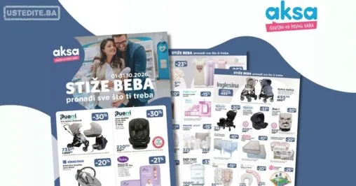 Aksa katalog STIŽE BEBA 1-31.10.2026.