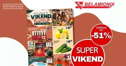 Belamionix vikend akcija 29.10-1.11.2026.